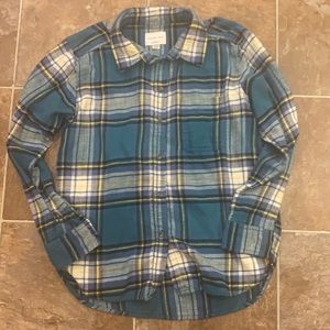 American Eagle xs plaid shirt very good condition
